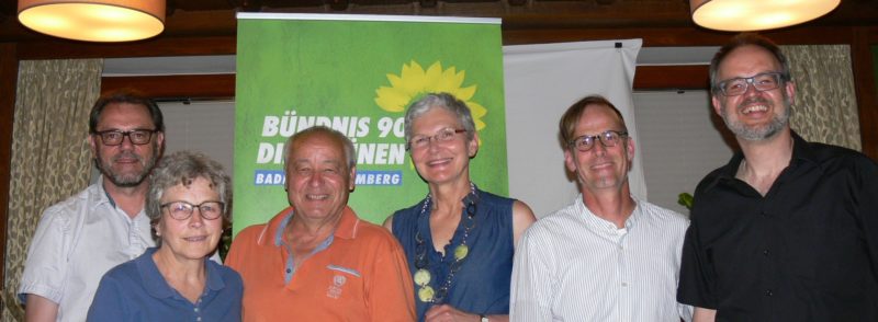 Zu sehen sind die neu gewählten Vorstandsmitglieder des KV Wangen