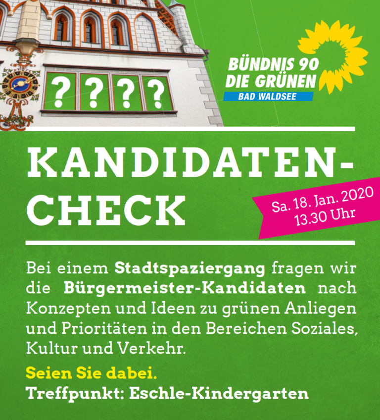 Kandidaten-Check – Stadtspaziergang