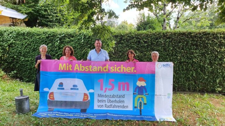 Banner und „Nervenfutter“ für den Oberbürgermeister