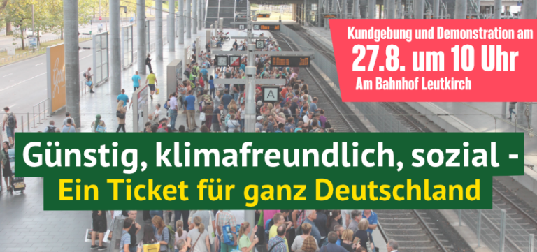 Wir brauchen eine Nachfolgelösung für das 9-Euro-Ticket