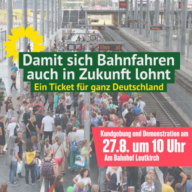 9-Euro-Ticket   –  Demo am 27.8. in Leutkirch