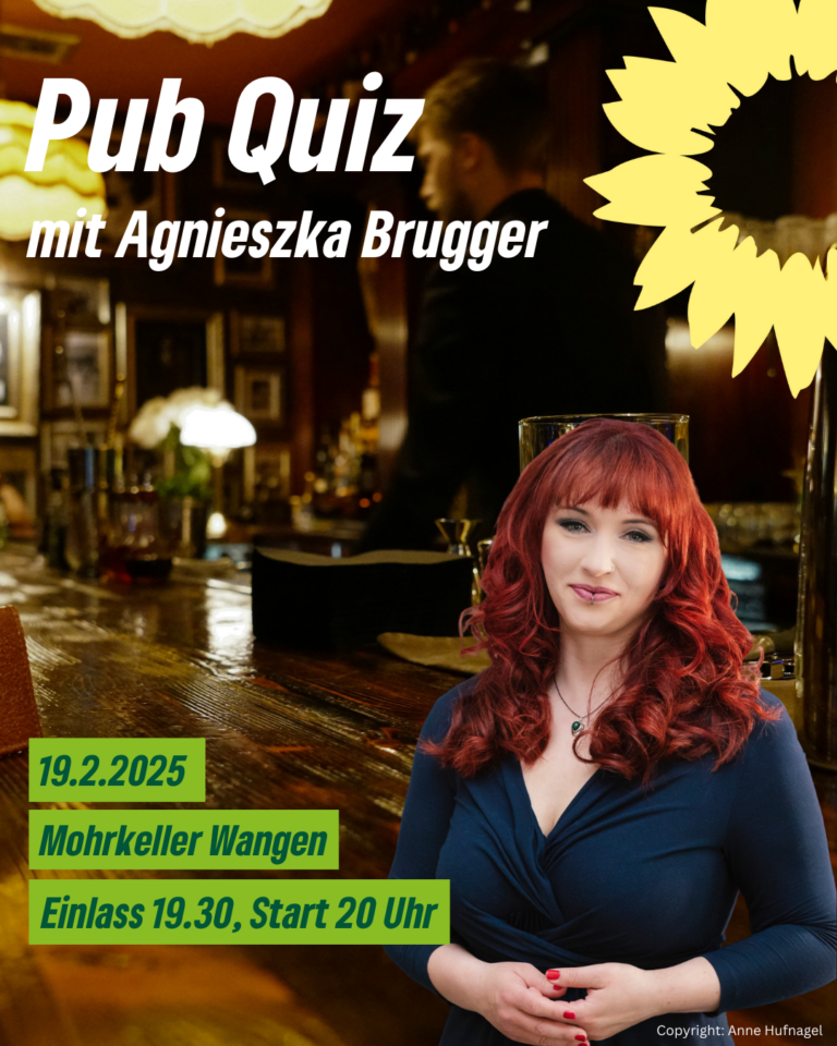 Pubquiz mit Agnieszka Brugger